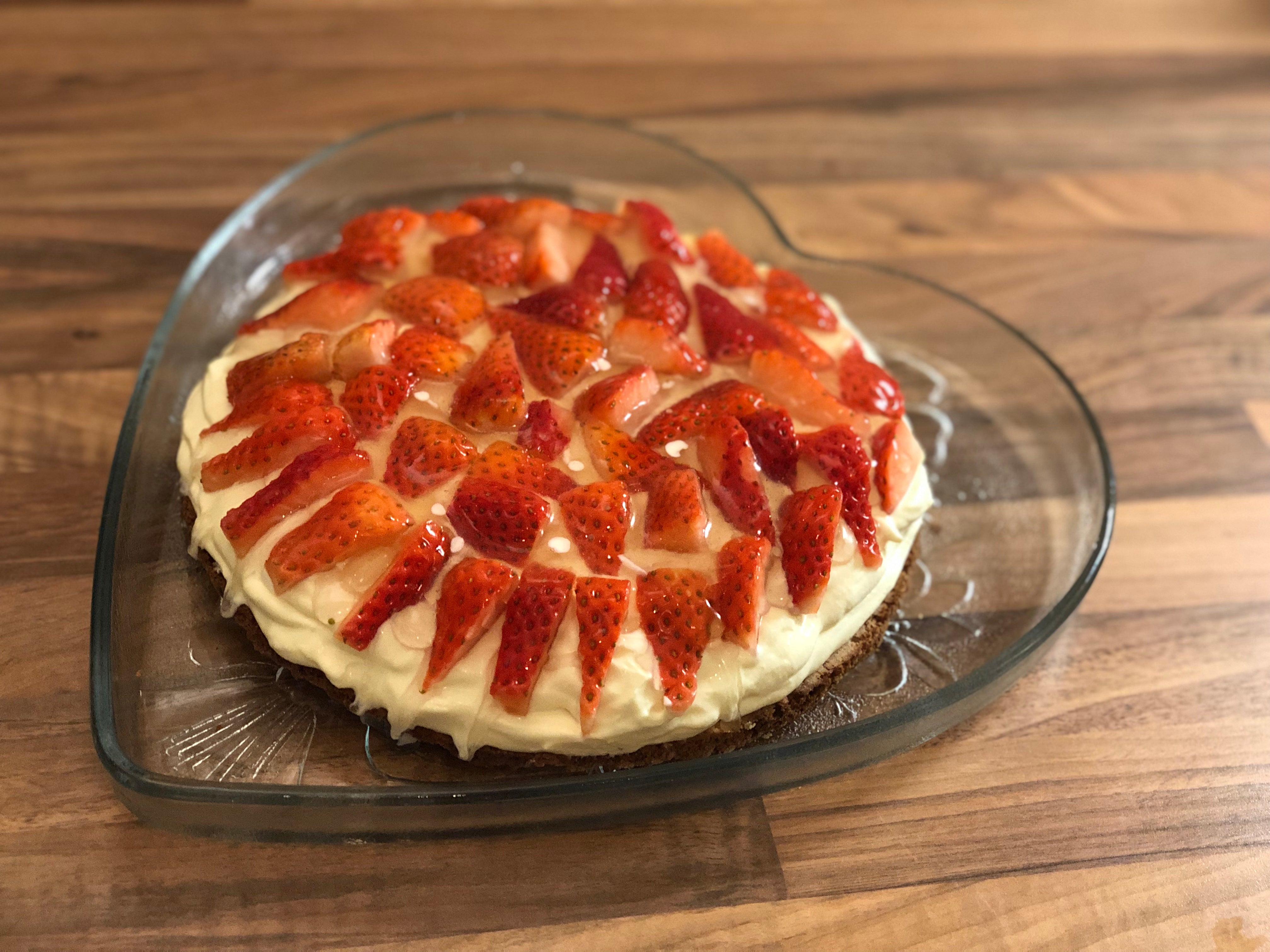 Erdbeerkuchen mit Mascarpone - Tea Time Rezept