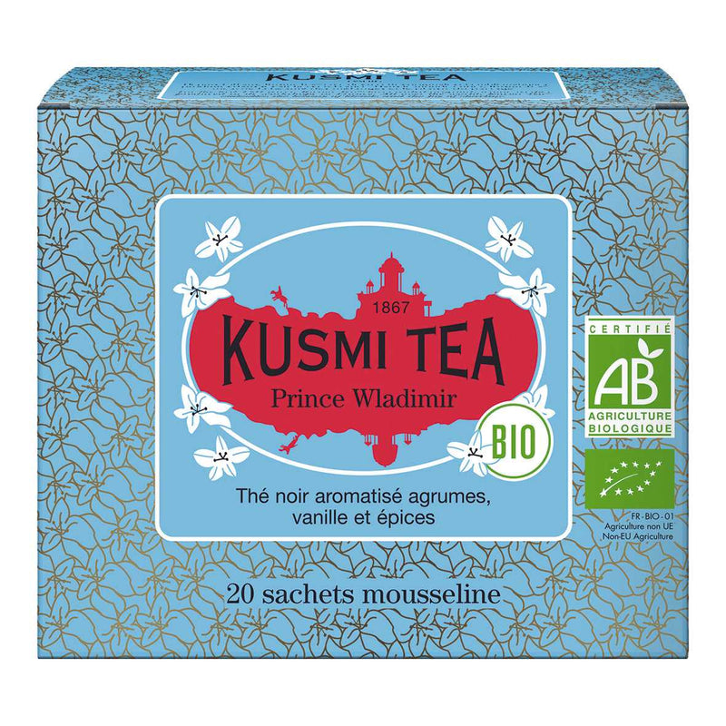 Kusmi Tea Prince Wladimir - Earl Grey - 20 Musselin-Teebeutel