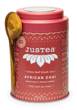 JusTea: African Chai - Dose & Löffel - schwarzer Tee