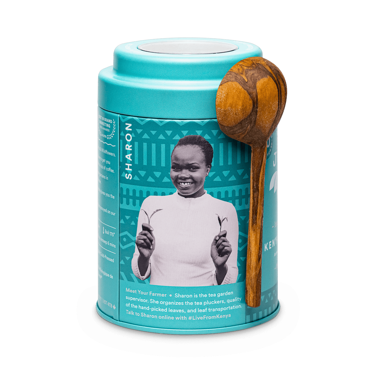 JusTea: Kenyan Earl Grey - Dose & Löffel