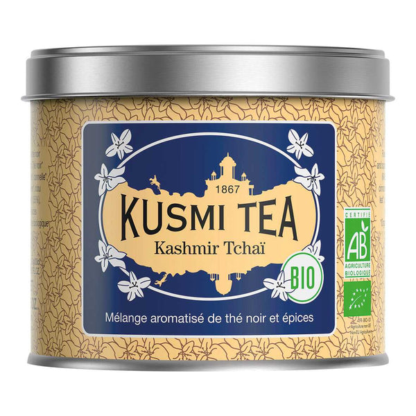 Kashmir Tchai Bio von Kusmi Tea  - Metalldose 100 g Chai