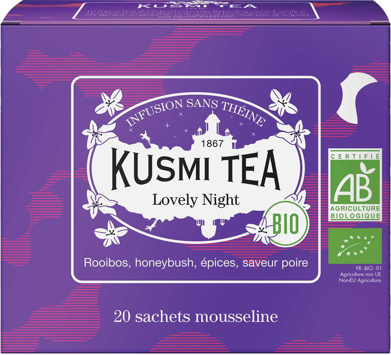 Kusmi Tea Lovely night Bio - 20 Musselin-Teebeutel