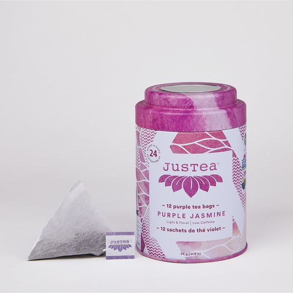 JusTea: Purple Jasmine - Teebeutel in der Dose