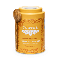 Thumbnail for JusTea Kurkuma-Ingwer - Dose & Löffel - Kräutertee